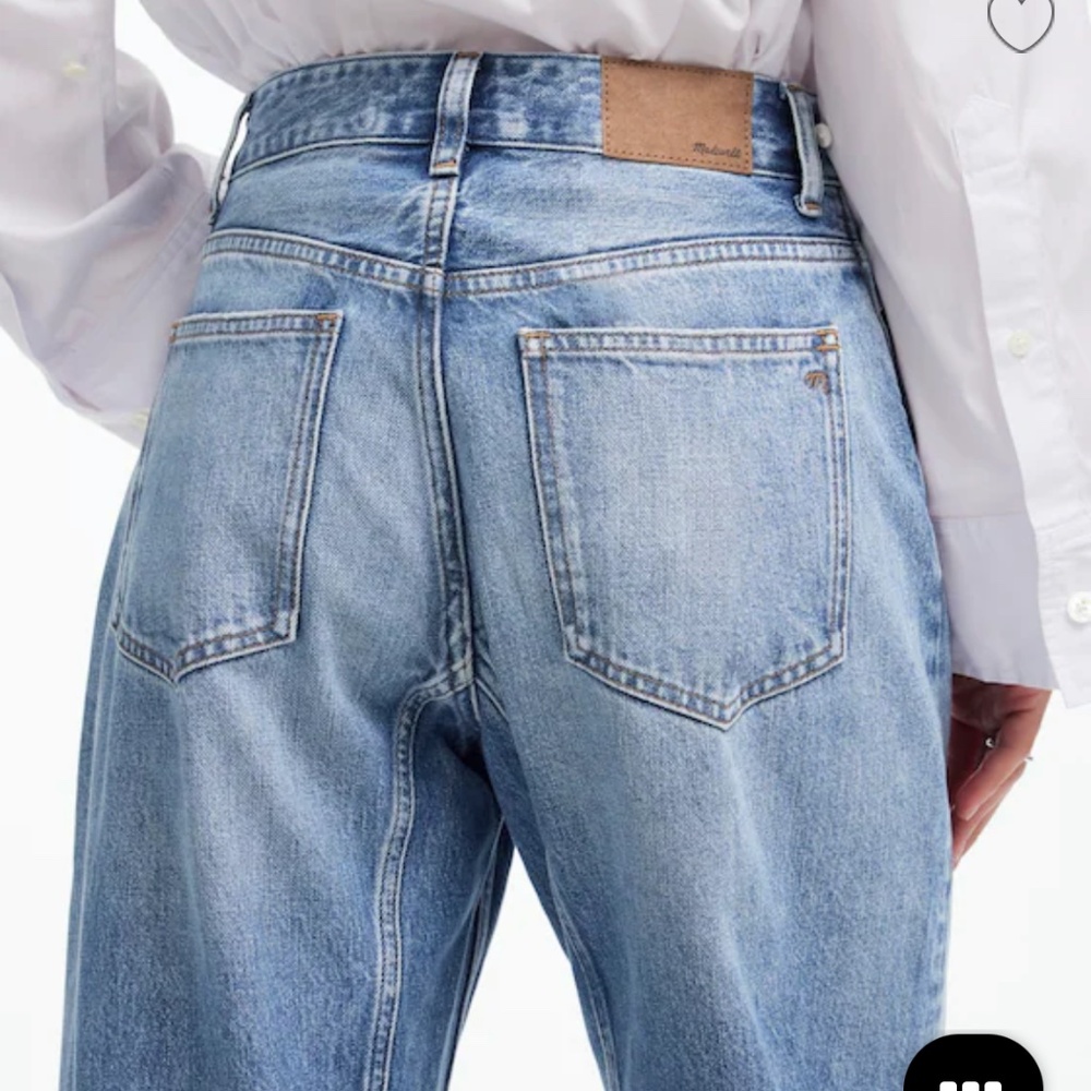 Madewell Darted Barrel Jeans Size 28 - Picture 3 of 8